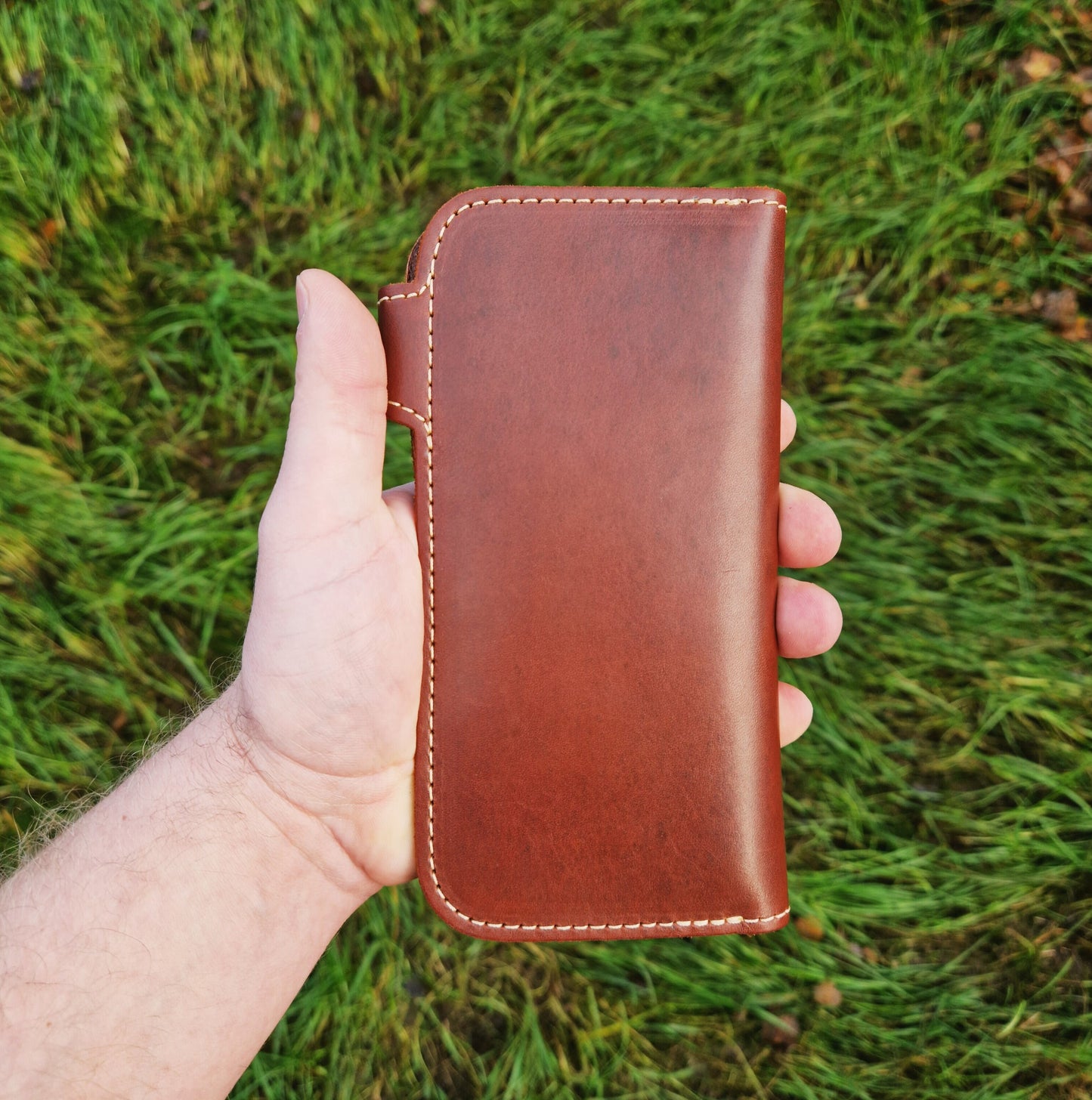 leather wallet | Long Leather Wallet With Card Holder | Zip Coin Pocket | Genuine Leather Wallet | gift ideas