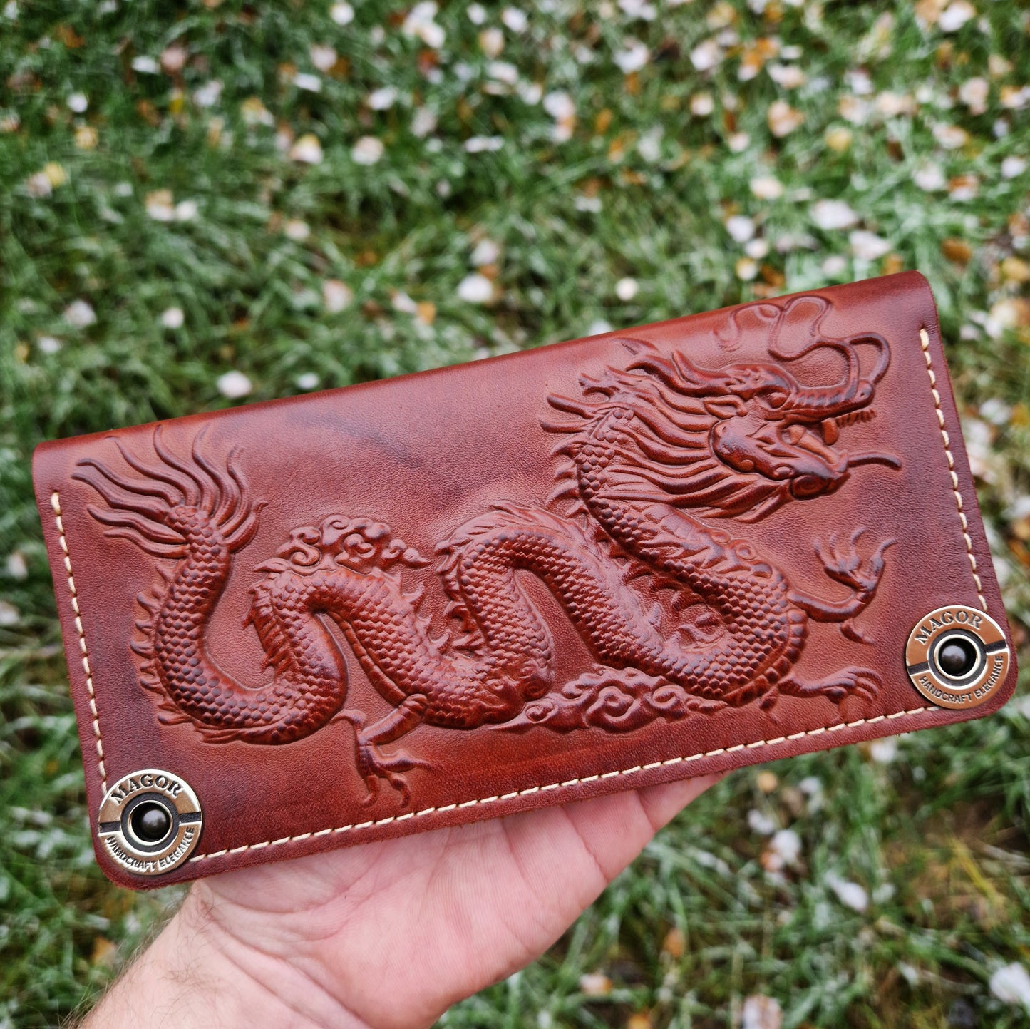 leather wallet | Leather Wallet With Card Holder | Zip Coin Pocket | Gifts For Her