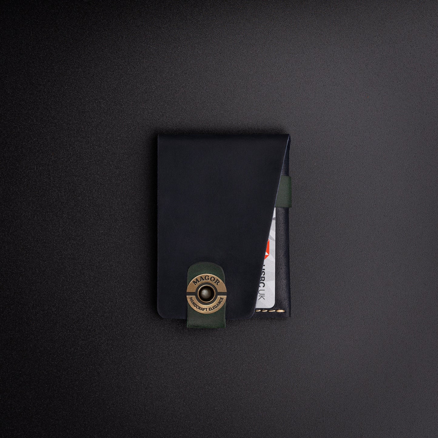 Leather Card Holder, Travel Card Holder, Ultra Slim Card Holder with Minimalist Design, Unisex Credit Card Wallet