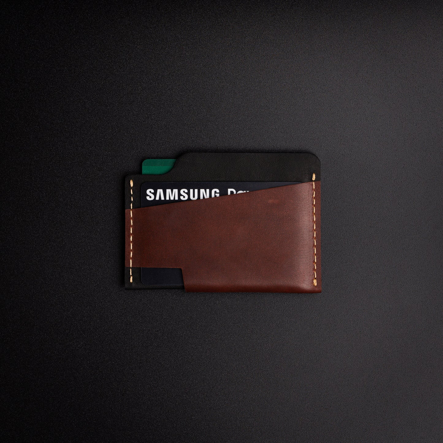 Leather Card Holder Wallet, Travel Card Holder, Ultra Slim Card Holder with Minimalist Design, Unisex Credit Card Wallet