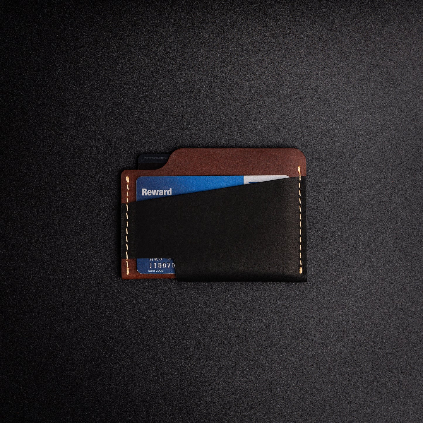 Leather Card Holder Wallet, Travel Card Holder, Ultra Slim Card Holder with Minimalist Design, Unisex Credit Card Wallet