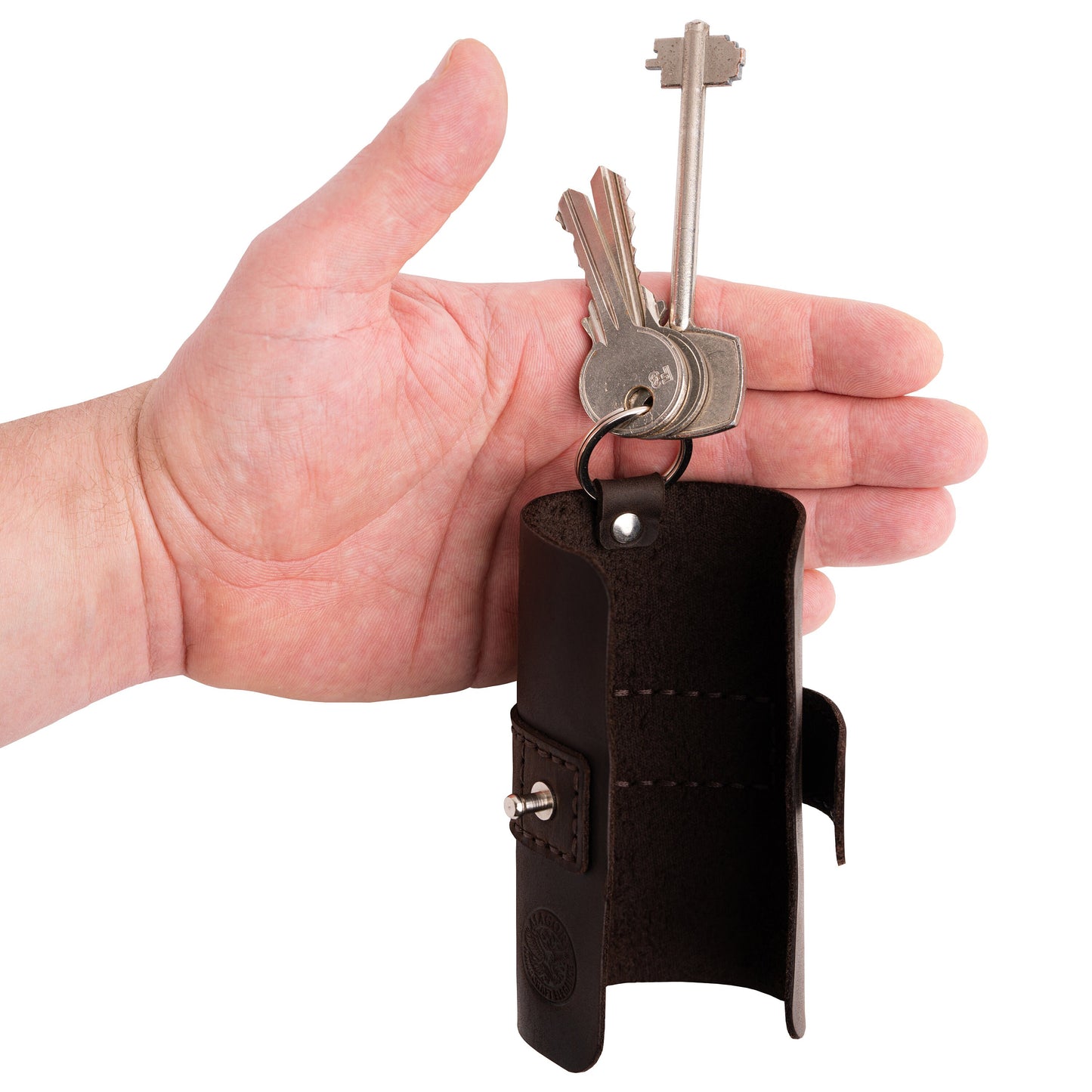 Key Holder Pouch | Leather Key case | Groomsman, Anniversary, Best man, Christmas gift