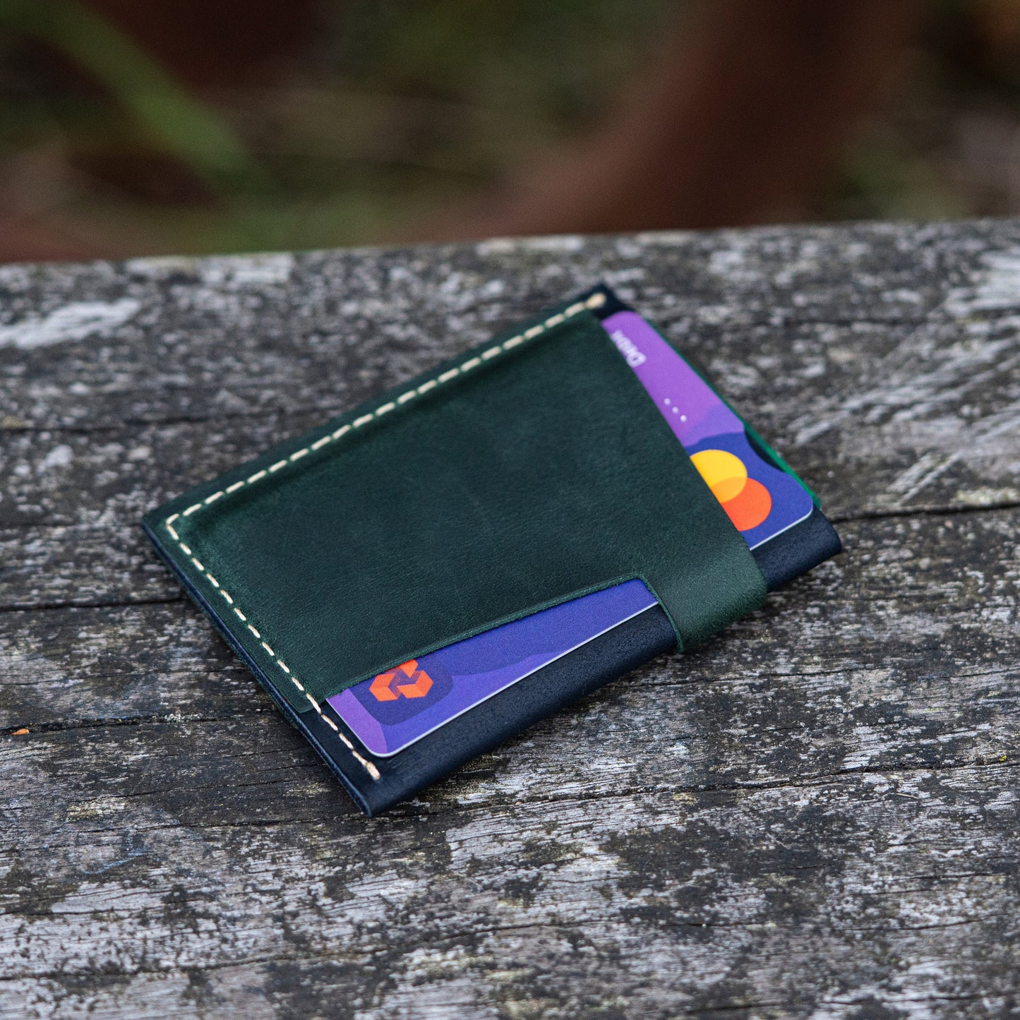 Leather Card Holder Wallet, Travel Card Holder, Ultra Slim Card Holder with Minimalist Design, Unisex Credit Card Wallet