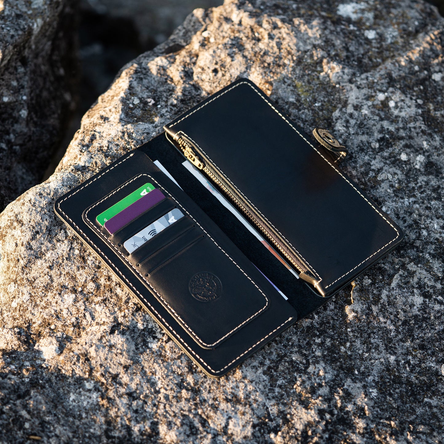 leather wallet | Long Leather Wallet With Card Holder | Coin Pocket | Genuine Leather Wallet | gift ideas