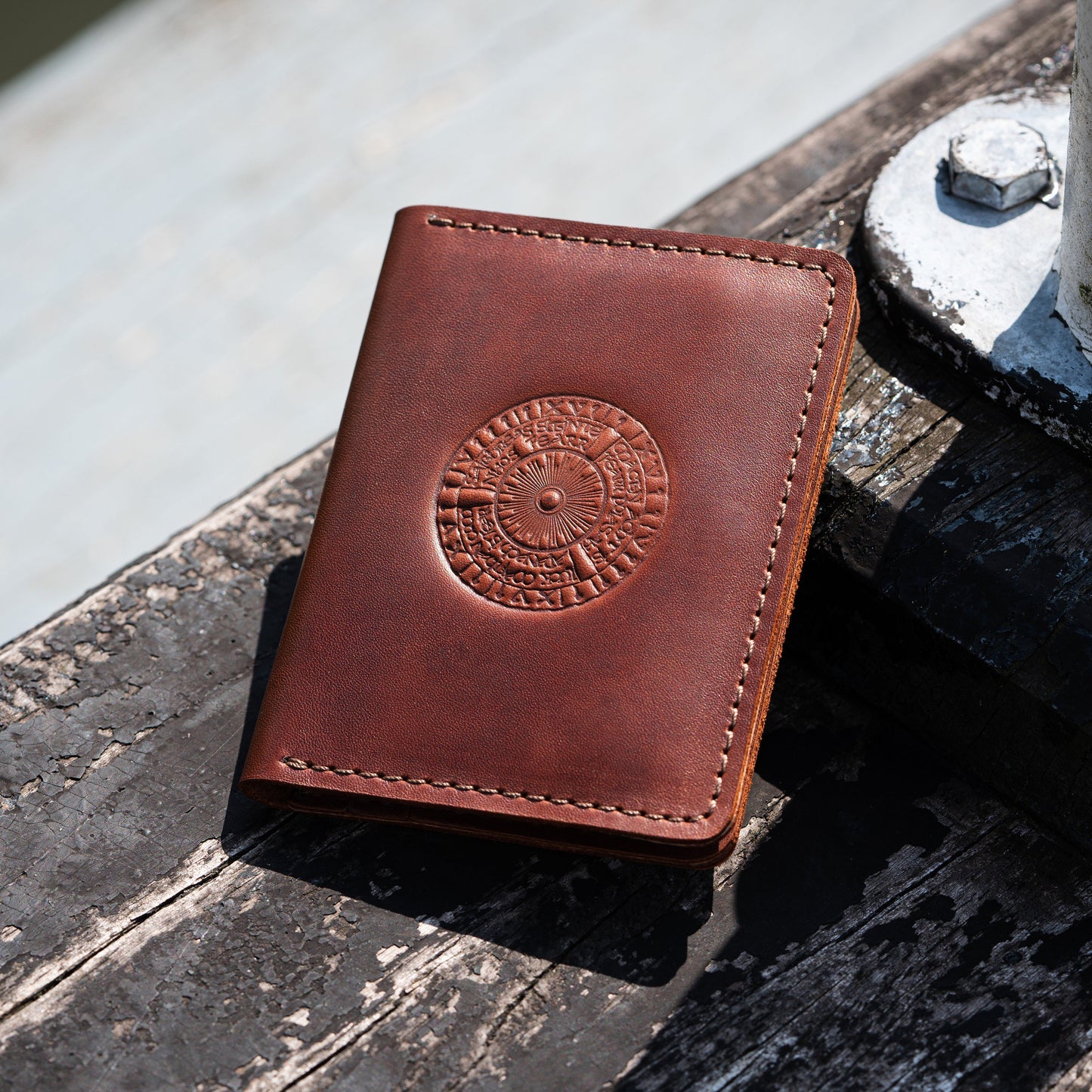 Leather Card Holder Wallet, Travel Card Holder, Ultra Slim Card Holder with Minimalist Design, Unisex Credit Card Wallet