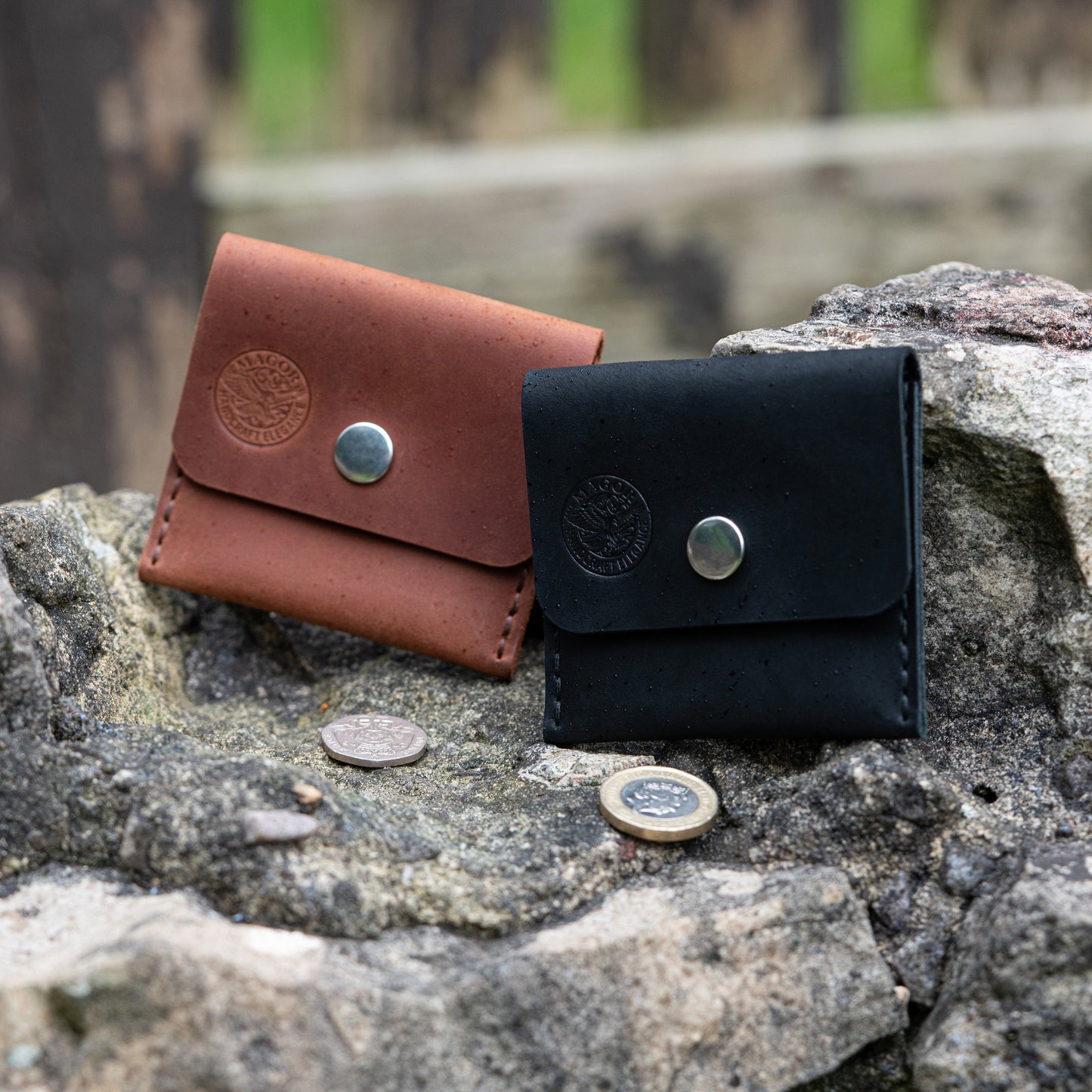 Leather Coin Purse- Hand Stitched |Coin Bag, Minimalist Wallet, Earphone Holder, Jewelery Pouch