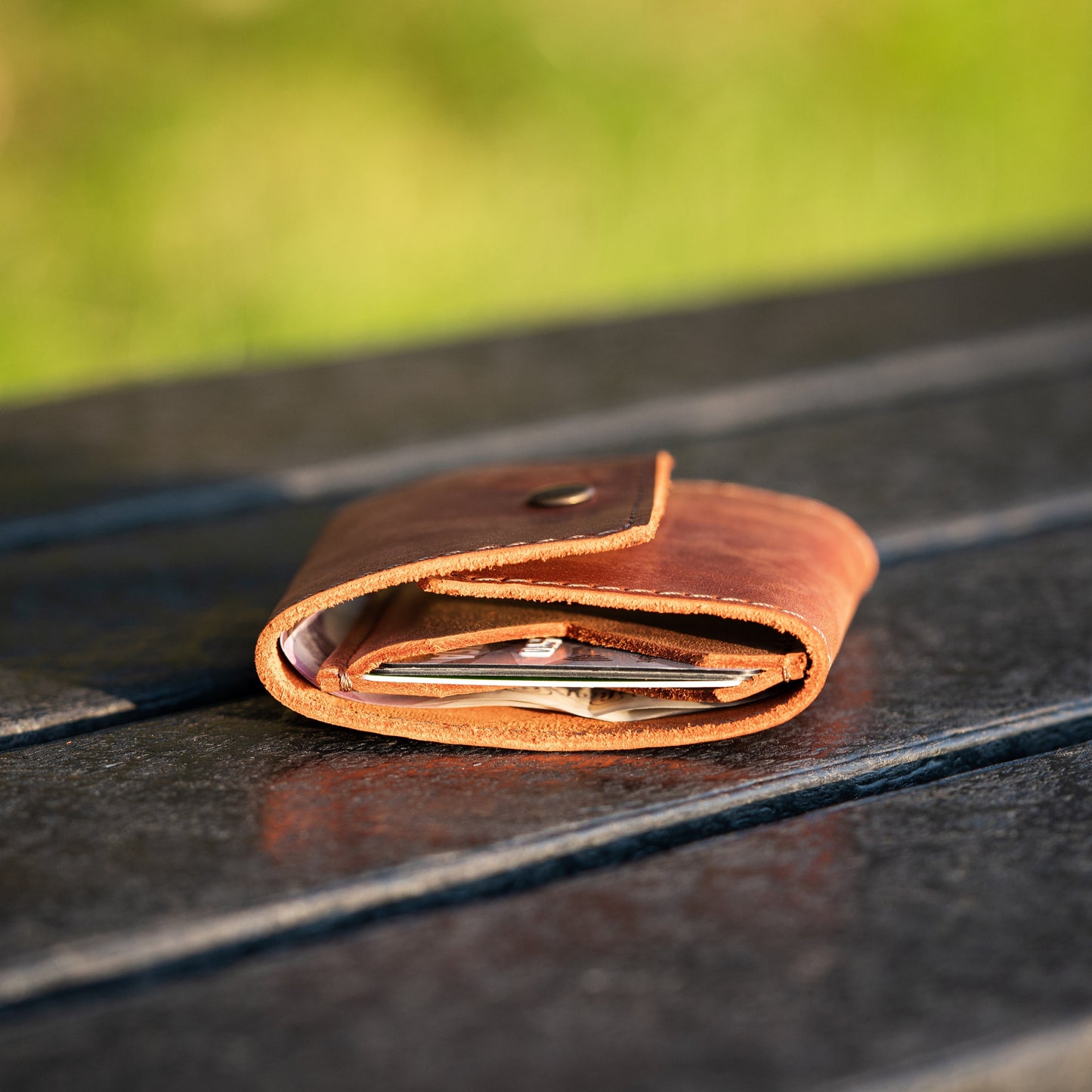 leather money clip | Rustic Minimalist Wallet | Eco friendly | Groomsman, anniversary, best man gift