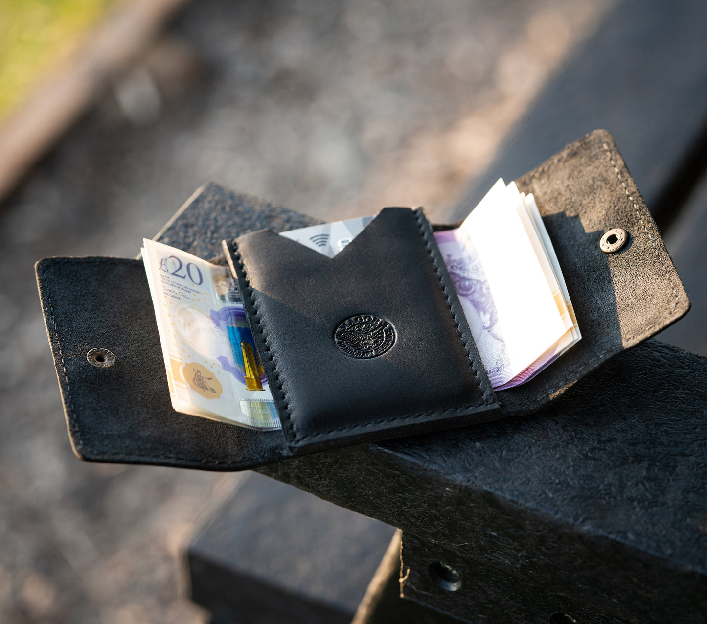 leather money clip | Rustic Minimalist Wallet | Eco friendly | Groomsman, anniversary, best man gift