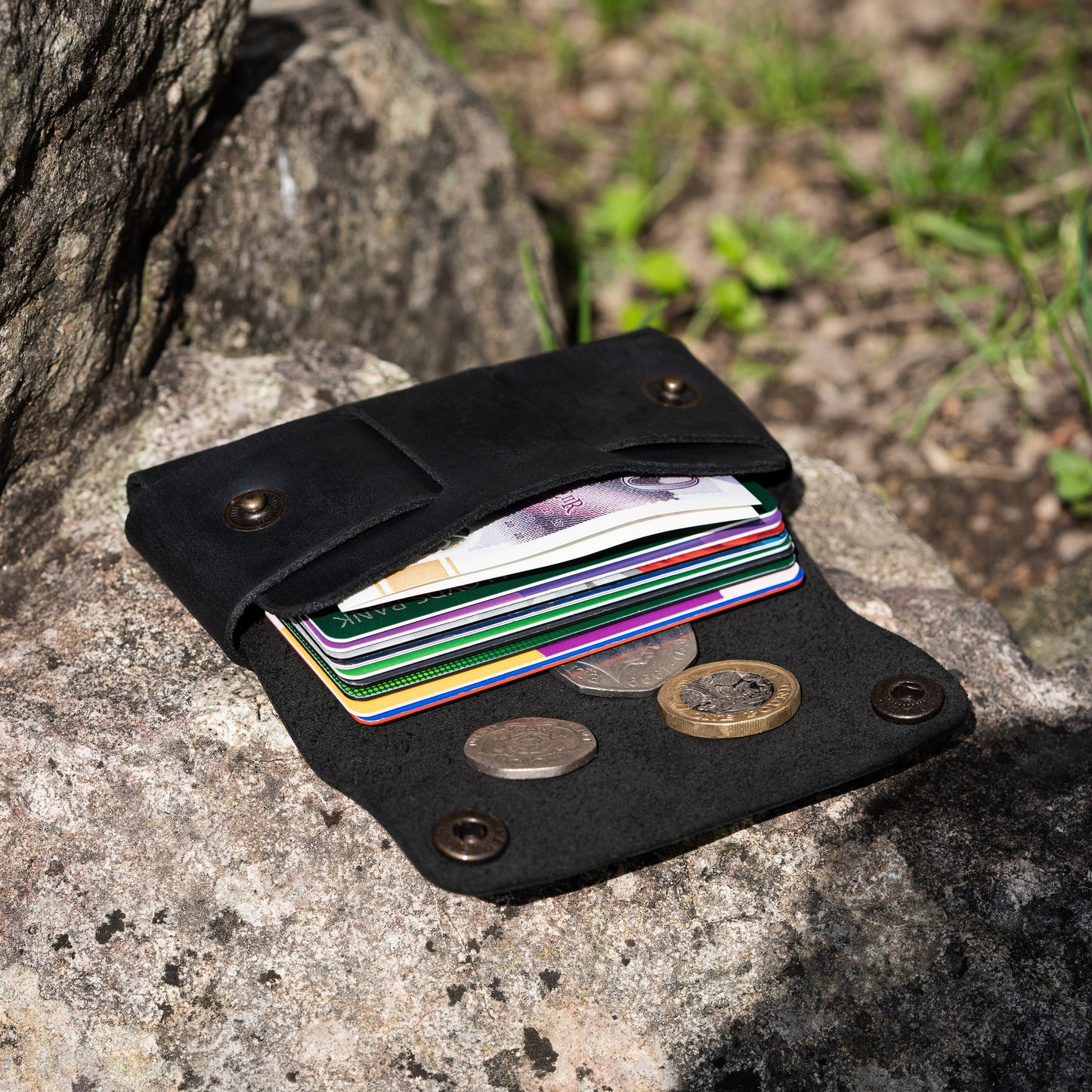 Leather Wallet Compact | Handmade Best Quality Wallet | Genuine leather | Anniversary, Groomsmen, Birthday, Christmas Gift |