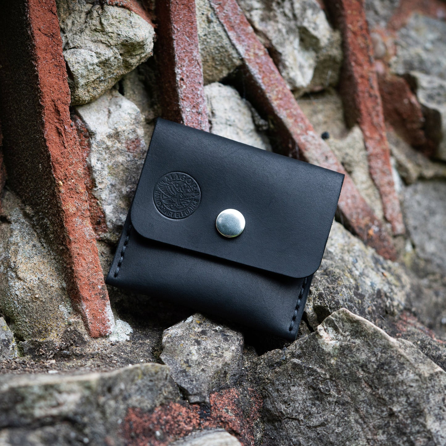 Leather Coin Purse- Hand Stitched |Coin Bag, Minimalist Wallet, Earphone Holder, Jewelery Pouch