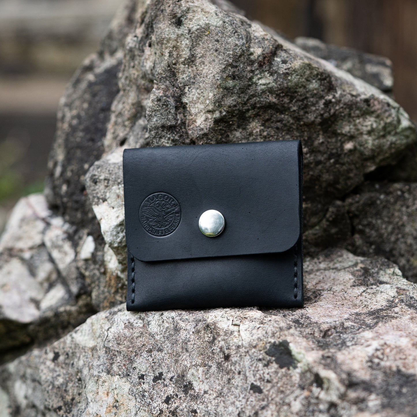 Leather Coin Purse- Hand Stitched |Coin Bag, Minimalist Wallet, Earphone Holder, Jewelery Pouch