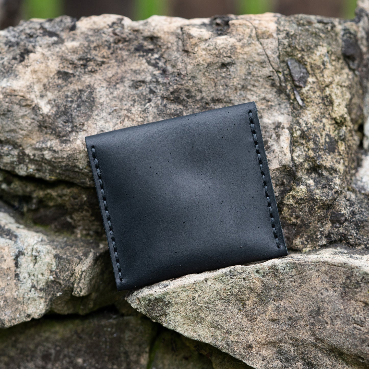 Leather Coin Purse- Hand Stitched |Coin Bag, Minimalist Wallet, Earphone Holder, Jewelery Pouch