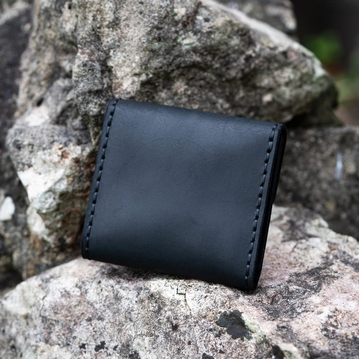 Leather Coin Purse- Hand Stitched |Coin Bag, Minimalist Wallet, Earphone Holder, Jewelery Pouch