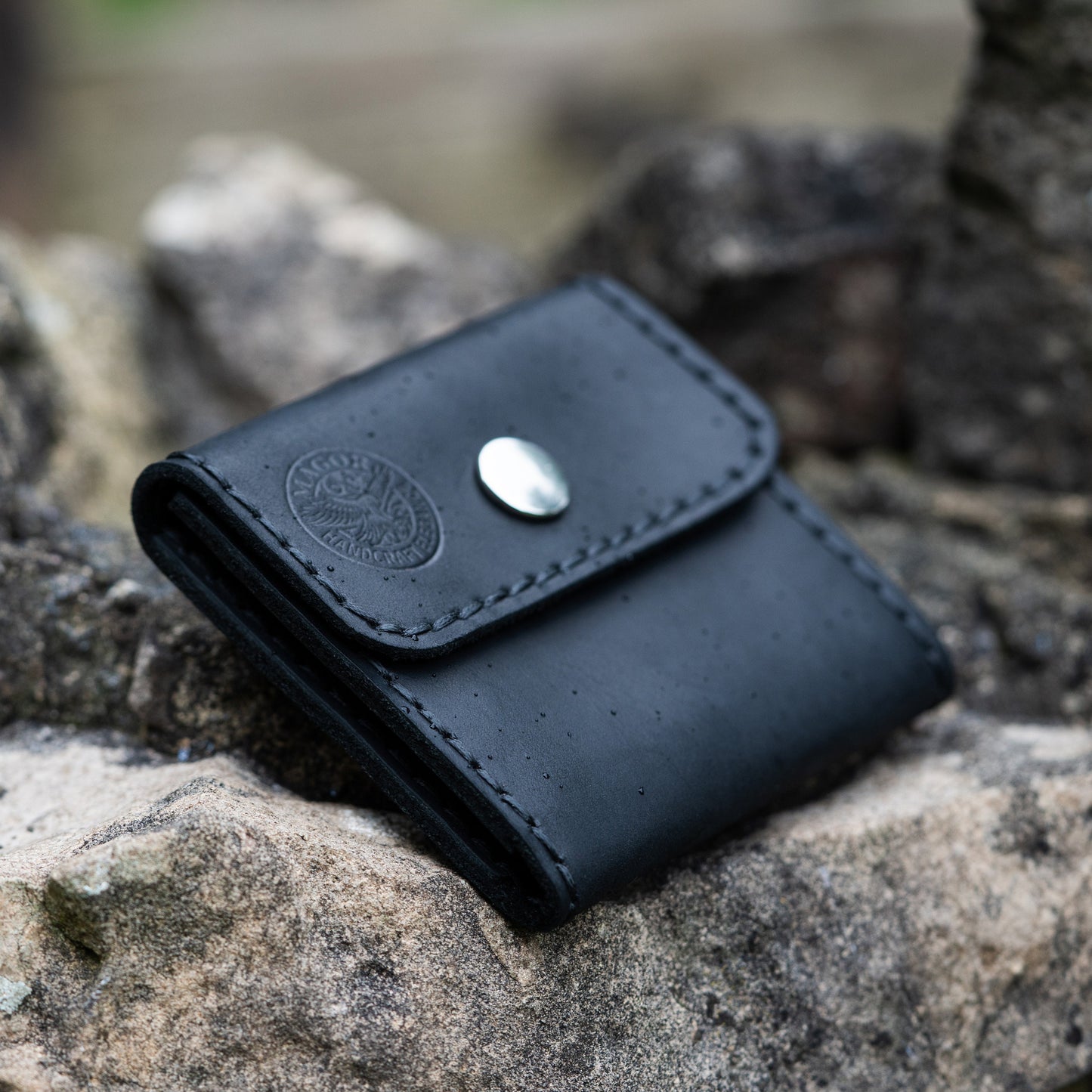Leather Coin Purse- Hand Stitched |Coin Bag, Minimalist Wallet, Earphone Holder, Jewelery Pouch