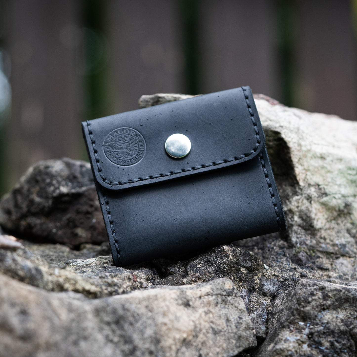 Leather Coin Purse- Hand Stitched |Coin Bag, Minimalist Wallet, Earphone Holder, Jewelery Pouch