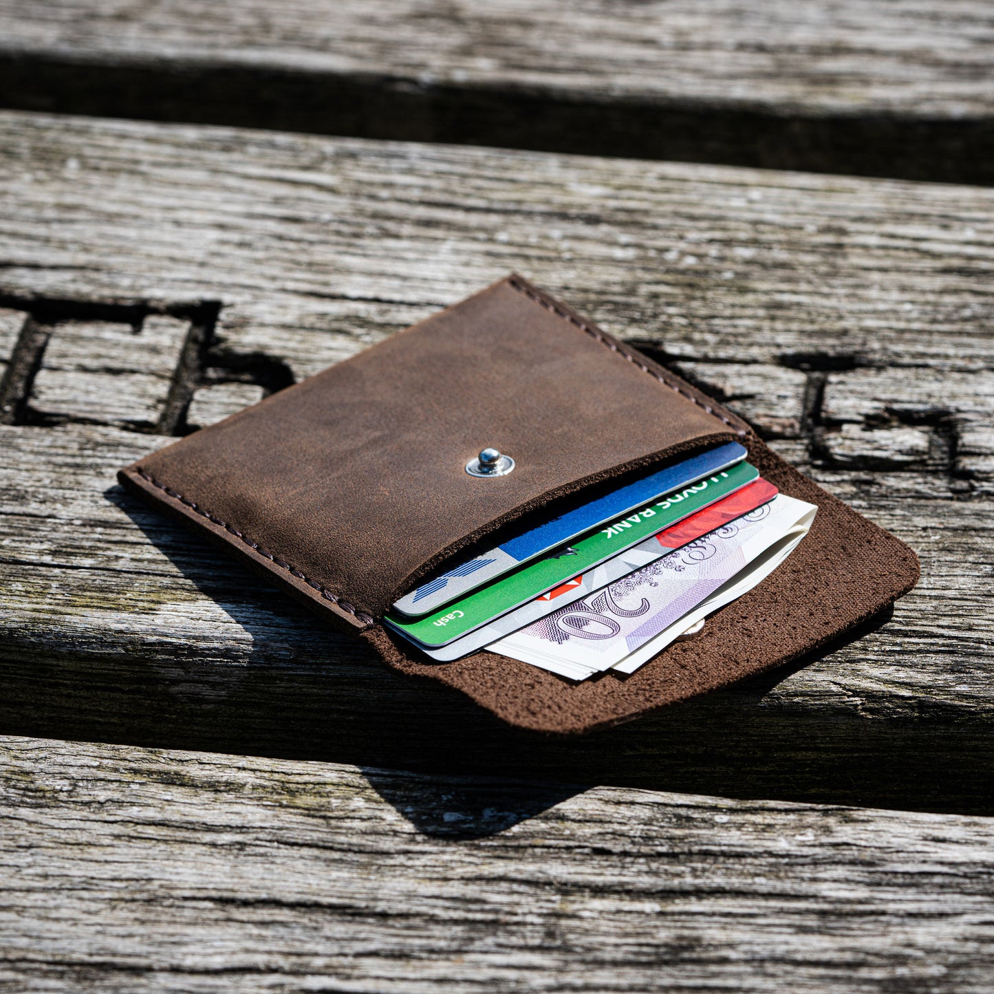 Leather Card Holder | Travel Card Holder | Eco friendly | Groomsman, anniversary, best man gift