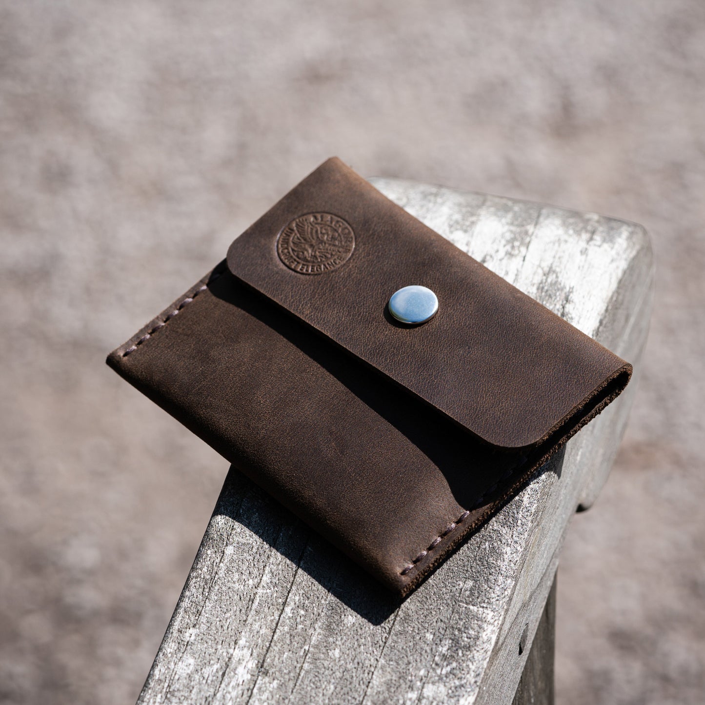 Leather Card Holder | Travel Card Holder | Eco friendly | Groomsman, anniversary, best man gift