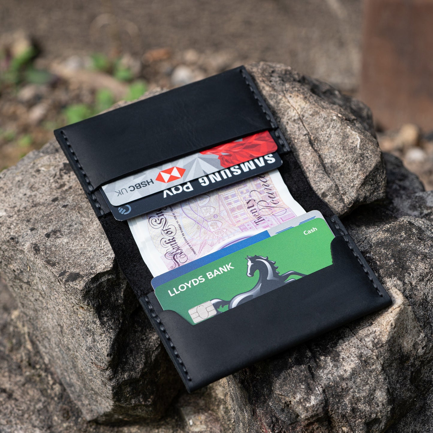 Leather Card Holder | Travel Card Holder | Eco friendly | Groomsman, anniversary, best man gift