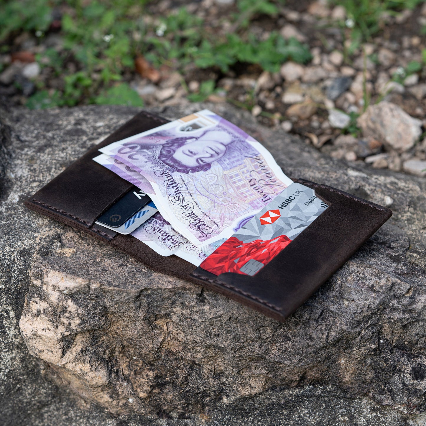 Leather Card Holder | Travel Card Holder | Eco friendly | Groomsman, anniversary, best man gift
