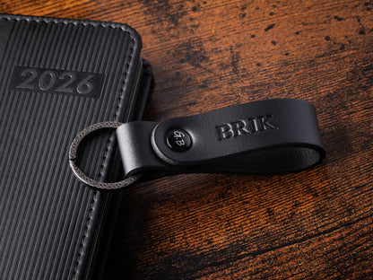 Build Your Own Leather Keychain, Personalized Keyring, Custom Initial Rivet, Hot Stamped Key Fob, Choose Hardware