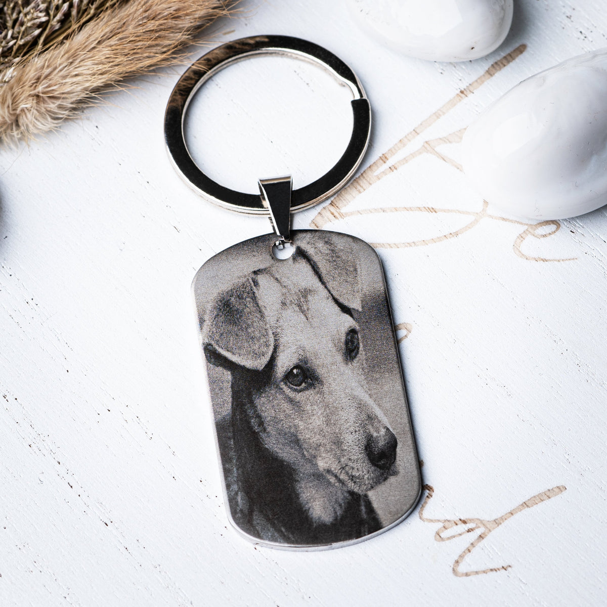 Engraved Photo and Calendar Keyring , Personalised Aniversary Gift, Keepsake for mum, husband, wife, granny and grandad