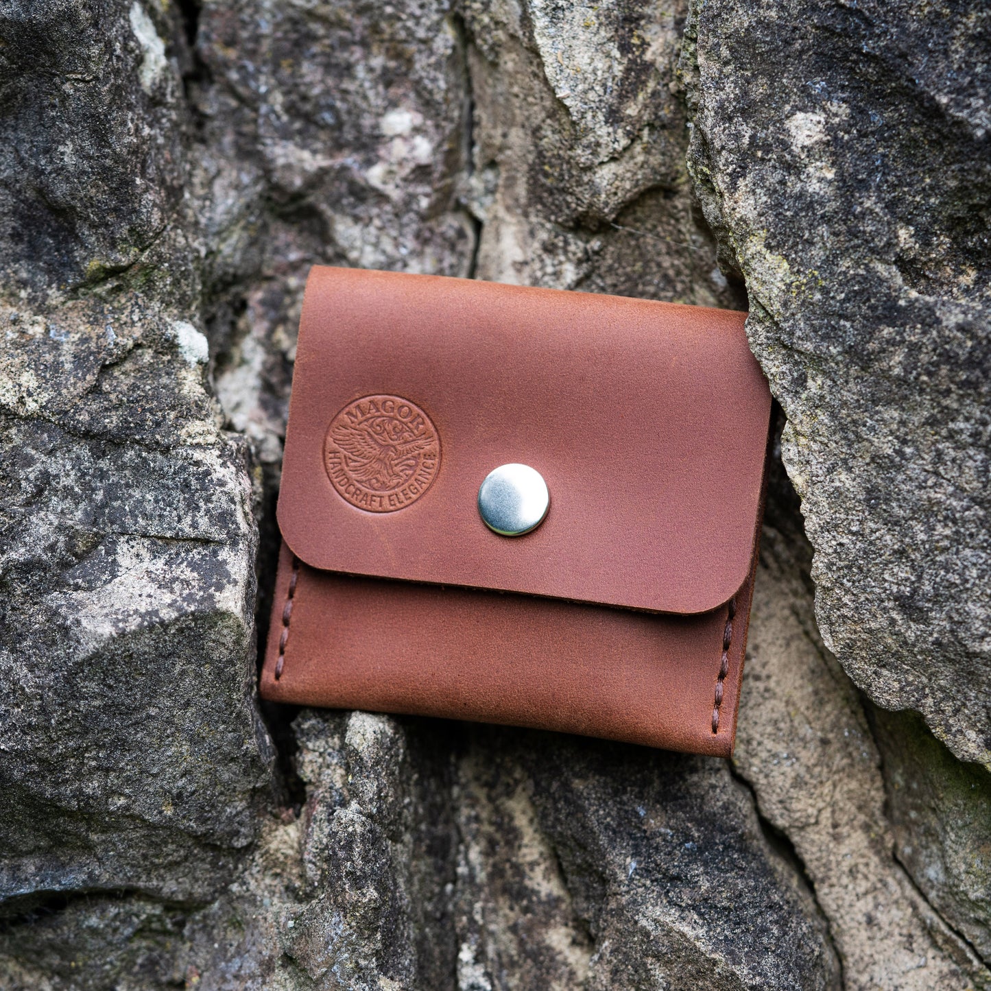 Leather Coin Purse- Hand Stitched |Coin Bag, Minimalist Wallet, Earphone Holder, Jewelery Pouch
