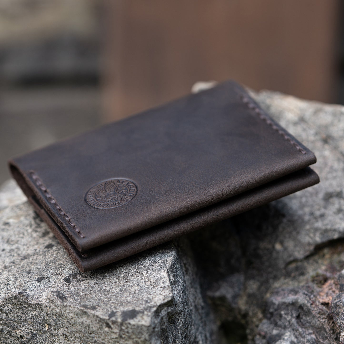 Leather Card Holder | Travel Card Holder | Eco friendly | Groomsman, anniversary, best man gift